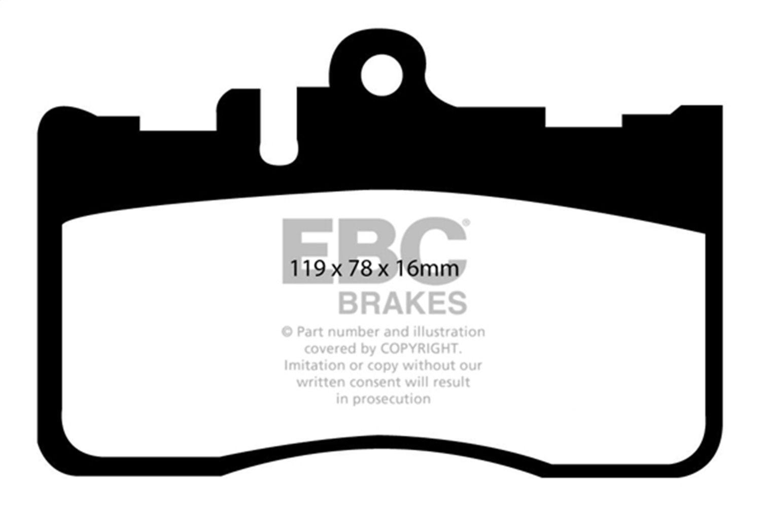 2006, 2005, 2004, 2003, 2002, 2001 Lexus LS430 Disc Brake Pad Set