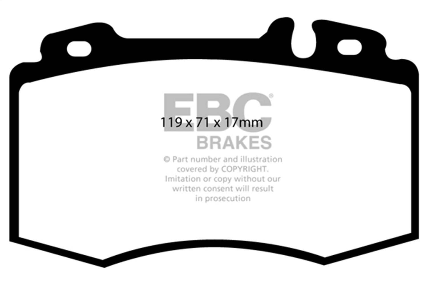 2005, 2004, 2003 Mercedes-Benz ML500 2003-2005 Mercedes-Benz ML430 Disc Brake Pad Set