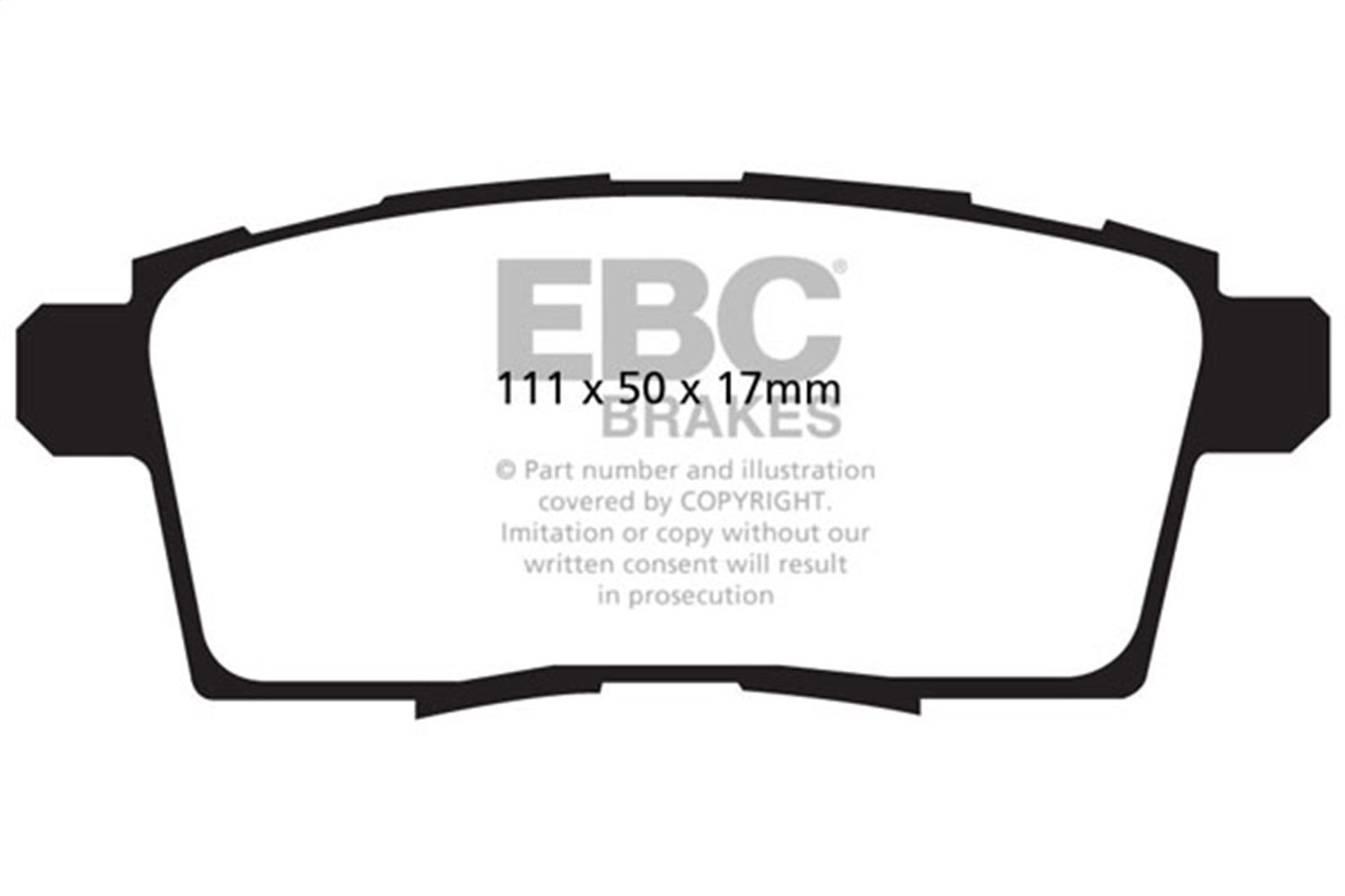 2012, 2011, 2010, 2009, 2008, 2007 Mazda CX-7 Disc Brake Pad Set