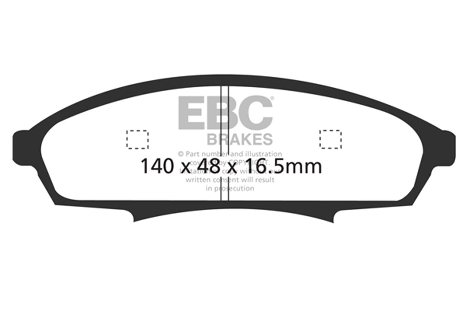 1996, 1995, 1994, 1993, 1992, 1991, 1990, 1989, 1988 Buick Regal Disc Brake Pad Set