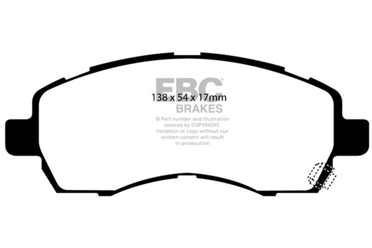1999, 1998, 1997 Subaru Legacy Disc Brake Pad Set