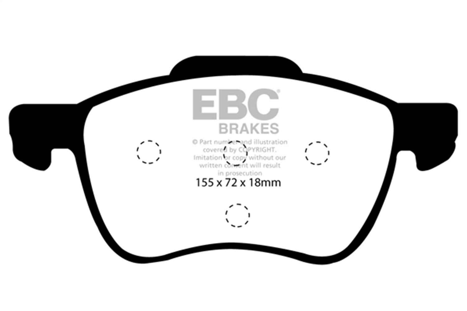 2005, 2004, 2003, 2002, 2001, 2000, 1999 Volvo S80 Disc Brake Pad Set