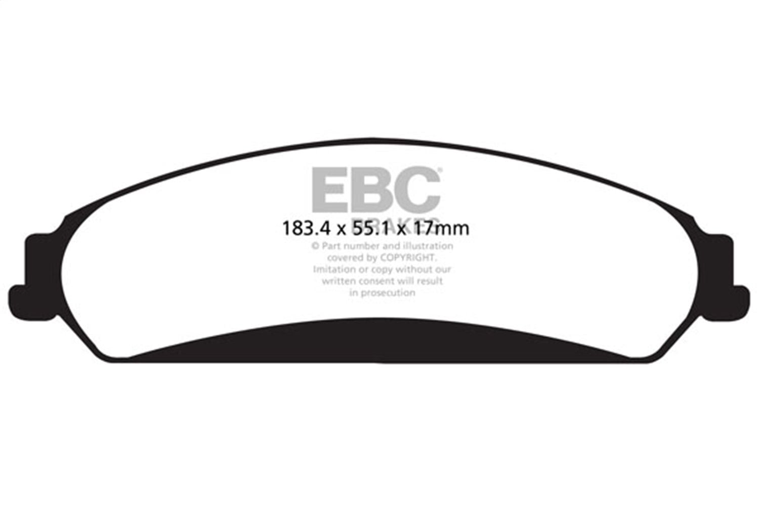 2023, 2022, 2021, 2020, 2019, 2018, 2017, 2016, 2015, 2014, 2013, 2012, 2011 Chrysler 300 Disc Brake Pad Set