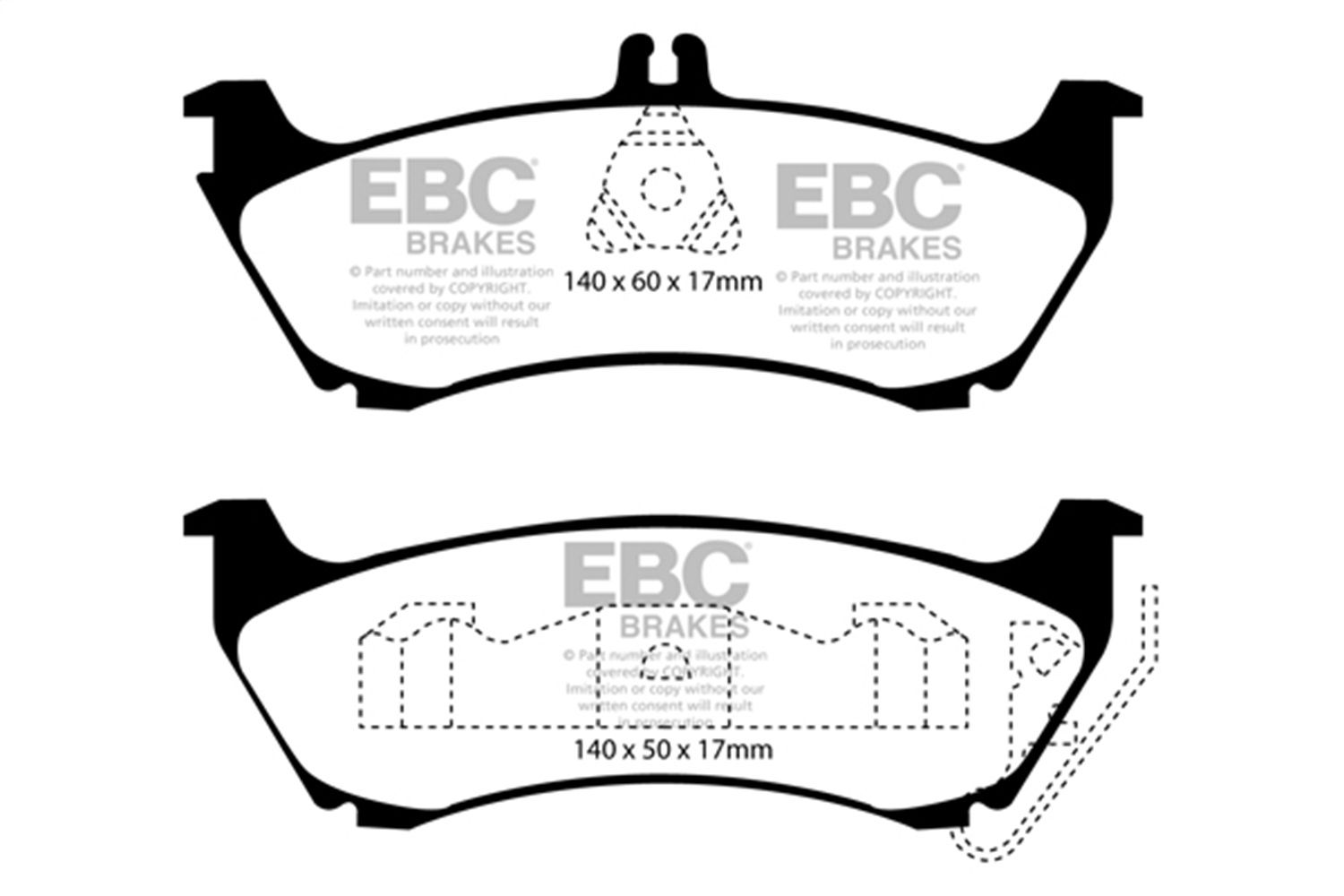 2003, 2002, 2001, 2000, 1999 Mercedes-Benz ML320 1999-2003 Mercedes-Benz ML320 Disc Brake Pad Set