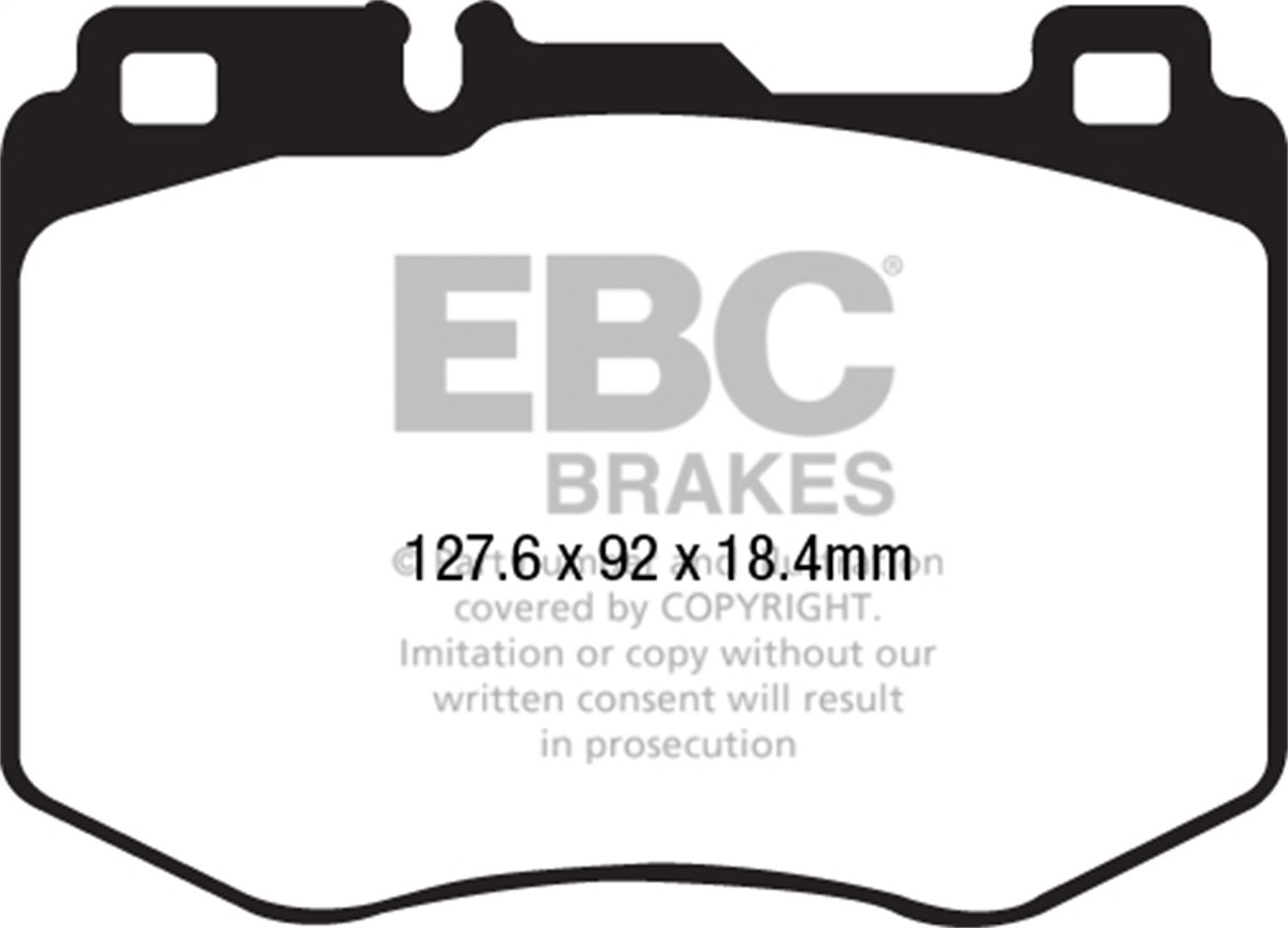 2021, 2020, 2019, 2018, 2017, 2016, 2015 Mercedes-Benz C300 2015-2021 Mercedes-Benz C300 Disc Brake Pad Set