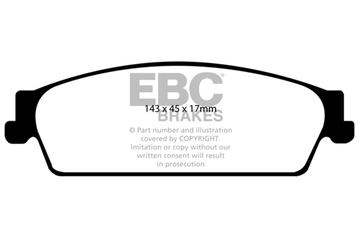 2013, 2012, 2011, 2010, 2009, 2008, 2007 Chevrolet Avalanche Disc Brake Pad Set