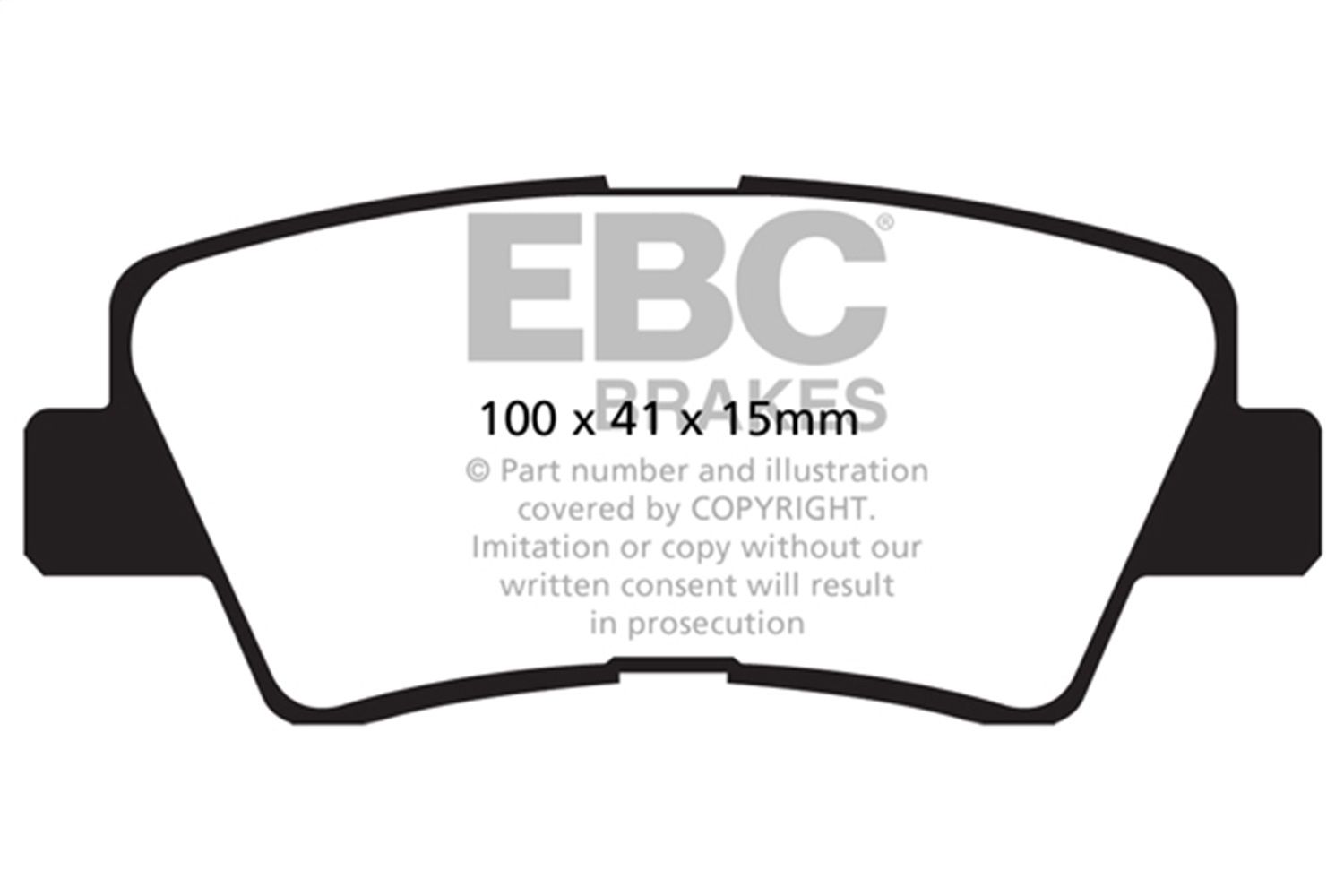 2011, 2010 Hyundai Azera Disc Brake Pad Set