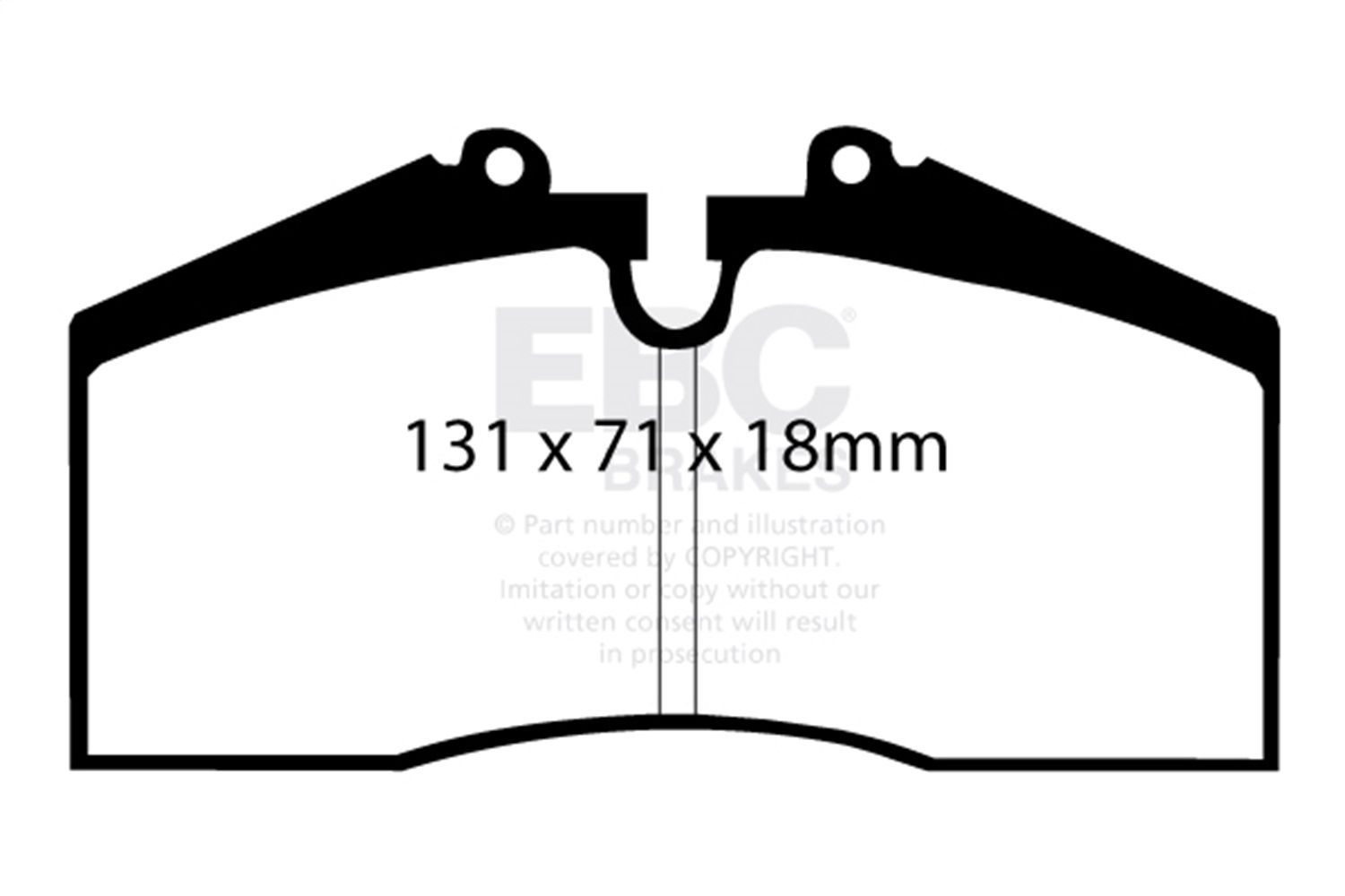 1991, 1990, 1989, 1988, 1987, 1986 Porsche 928 Disc Brake Pad Set