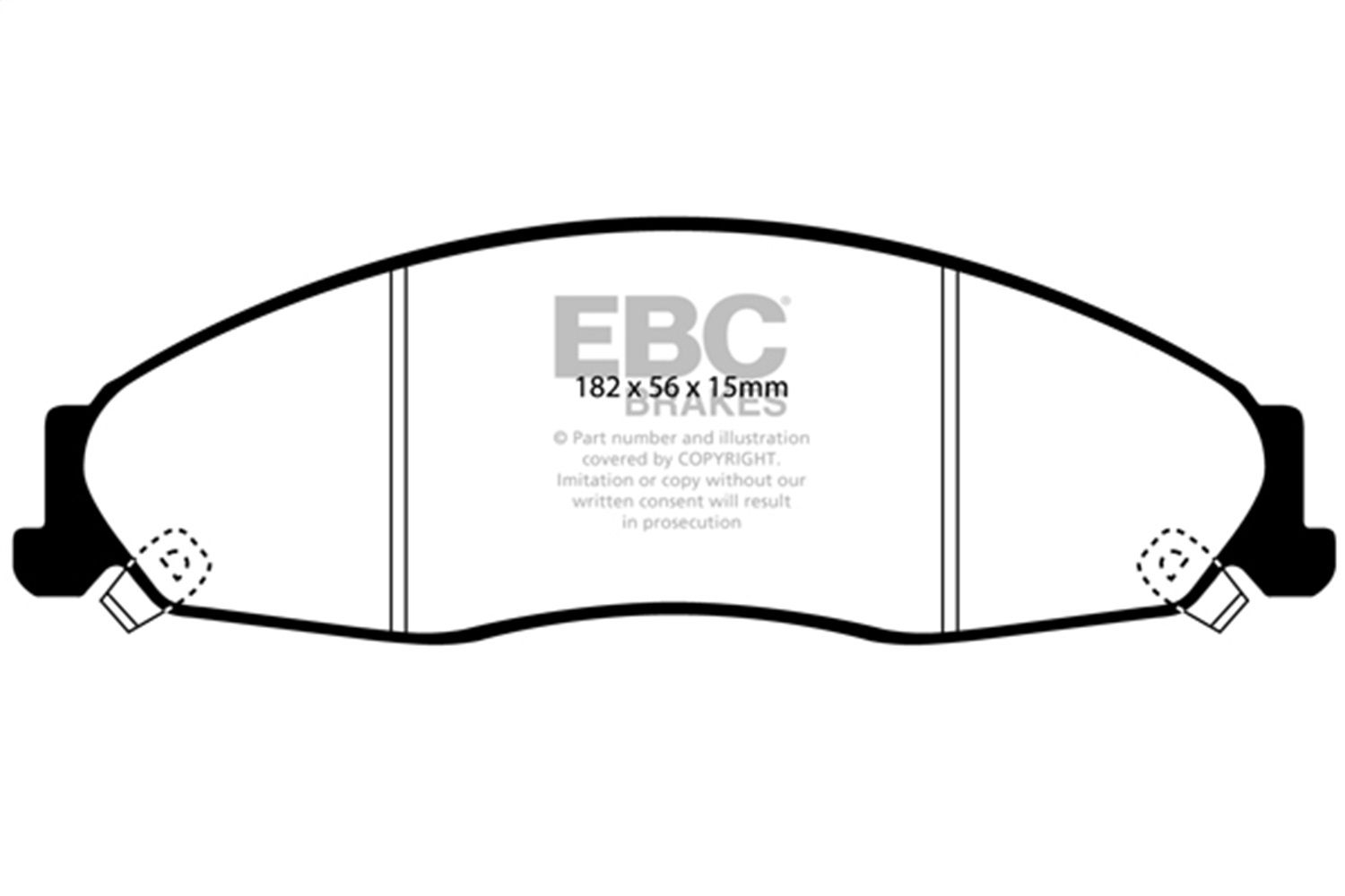 2008, 2007, 2006, 2005 Cadillac STS Disc Brake Pad Set