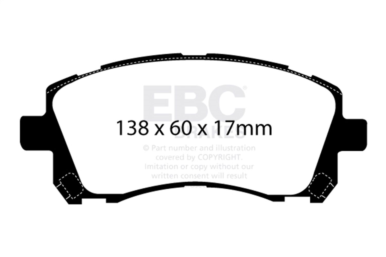 2002, 2001, 2000, 1999, 1998 Subaru Forester Disc Brake Pad Set