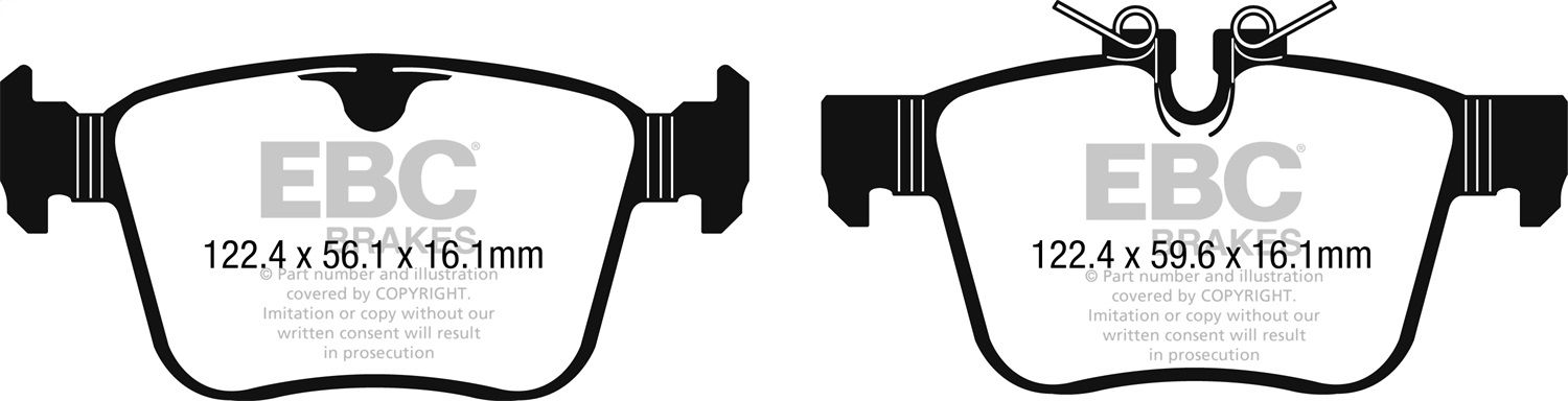 2023, 2022, 2021, 2020, 2019, 2018, 2017 Volvo S90 Disc Brake Pad Set