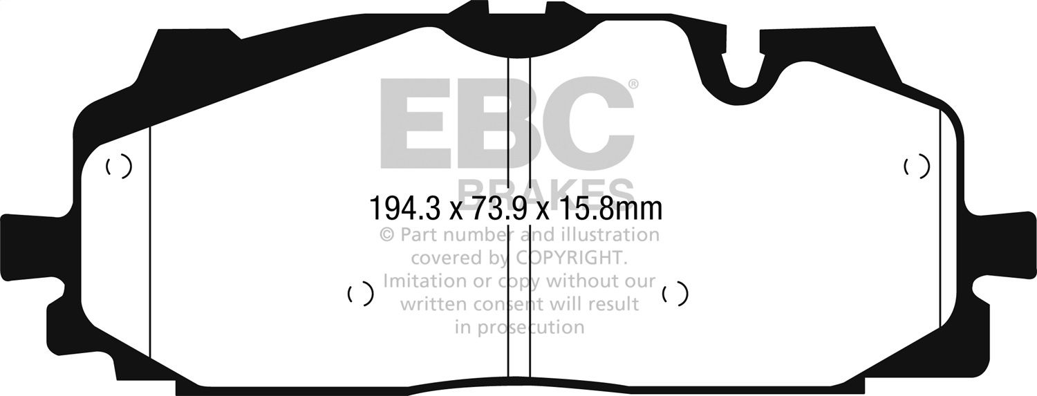 2023, 2022, 2021, 2020, 2019, 2018, 2017 Audi S5 allroad Disc Brake Pad Set