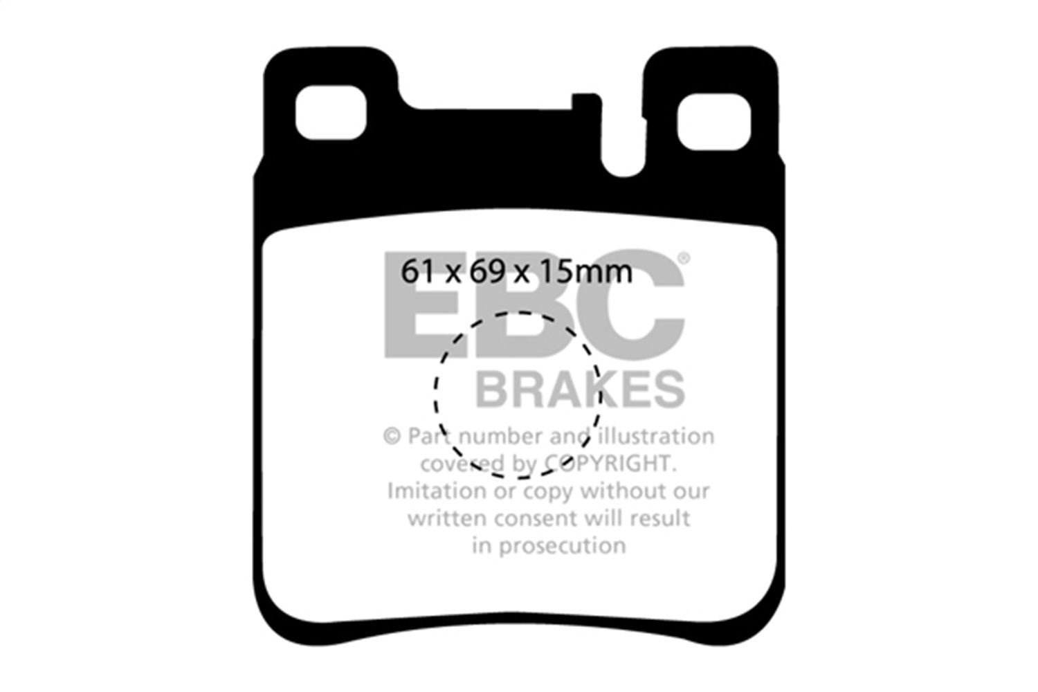 2006, 2005 Chrysler Crossfire Disc Brake Pad Set