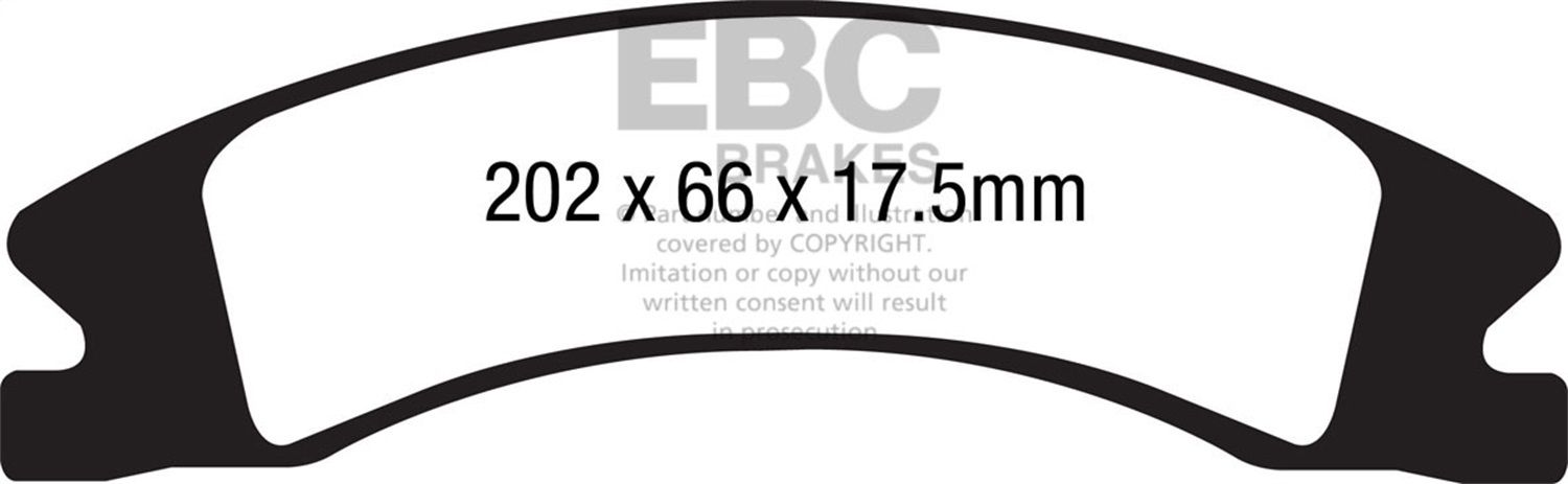 2023, 2022, 2021, 2020, 2019, 2018, 2017, 2016, 2015, 2014 Ram ProMaster 3500 1500 Disc Brake Pad Set