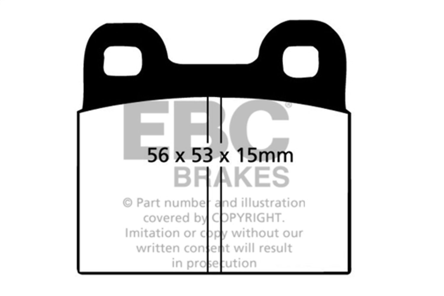 1987, 1986, 1985, 1984, 1983, 1982, 1981, 1980, 1979 Saab 900 Disc Brake Pad Set