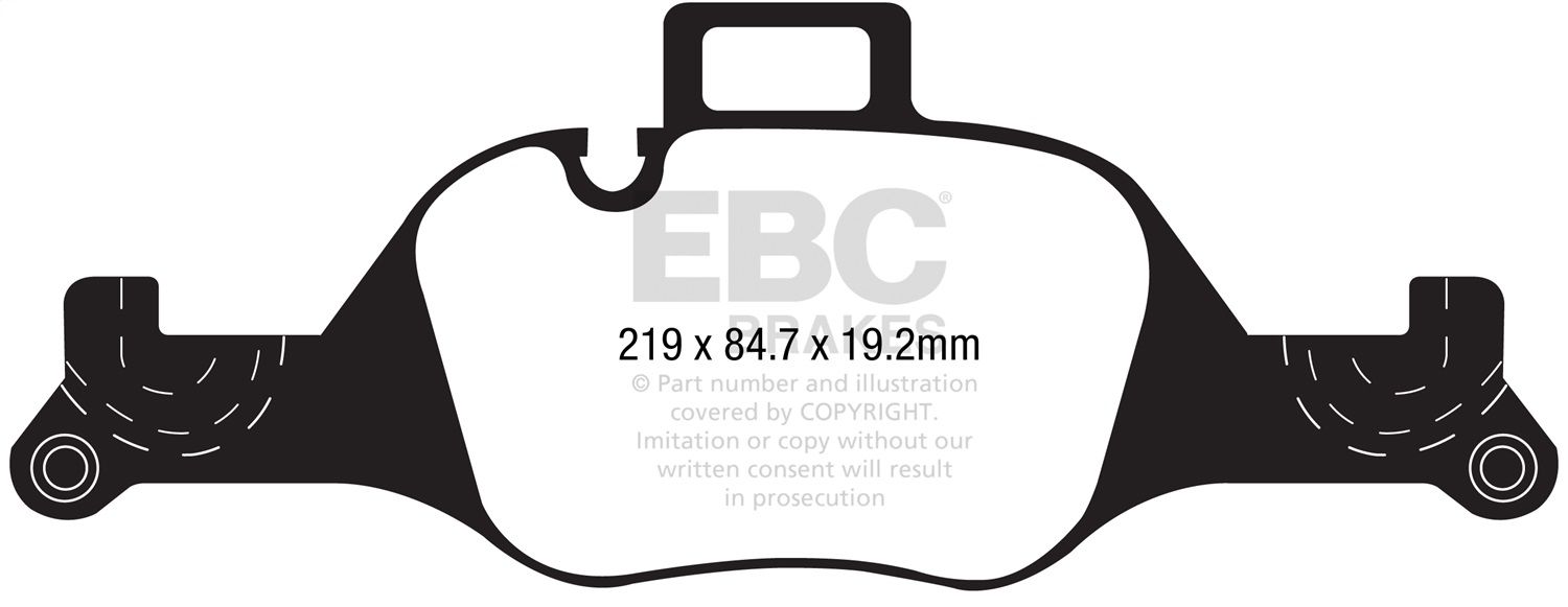 2023, 2022, 2021, 2020, 2019 BMW X5 Disc Brake Pad Set