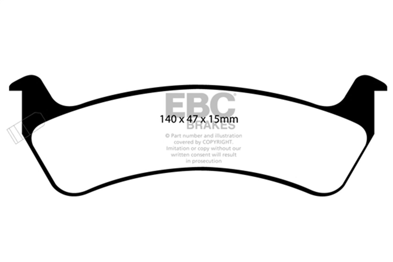 1994 Jeep Grand Cherokee Cherokee Disc Brake Pad Set