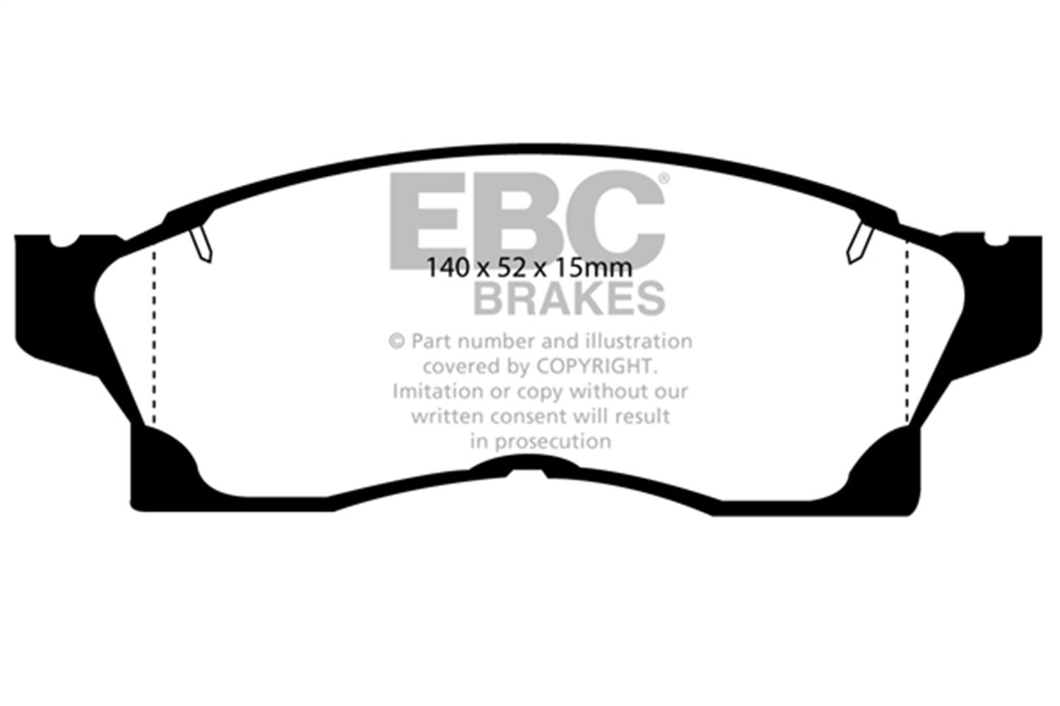 1992, 1991 Toyota MR2 Disc Brake Pad Set