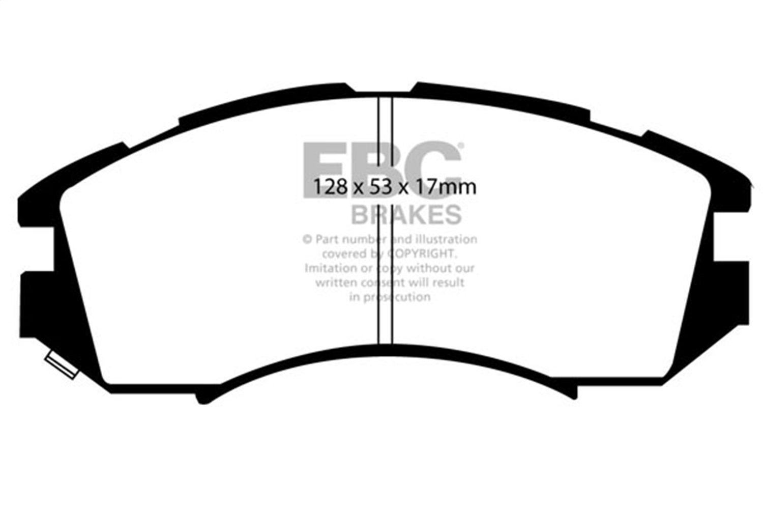 1997, 1996, 1995, 1994, 1993, 1992, 1991 Subaru Legacy Disc Brake Pad Set