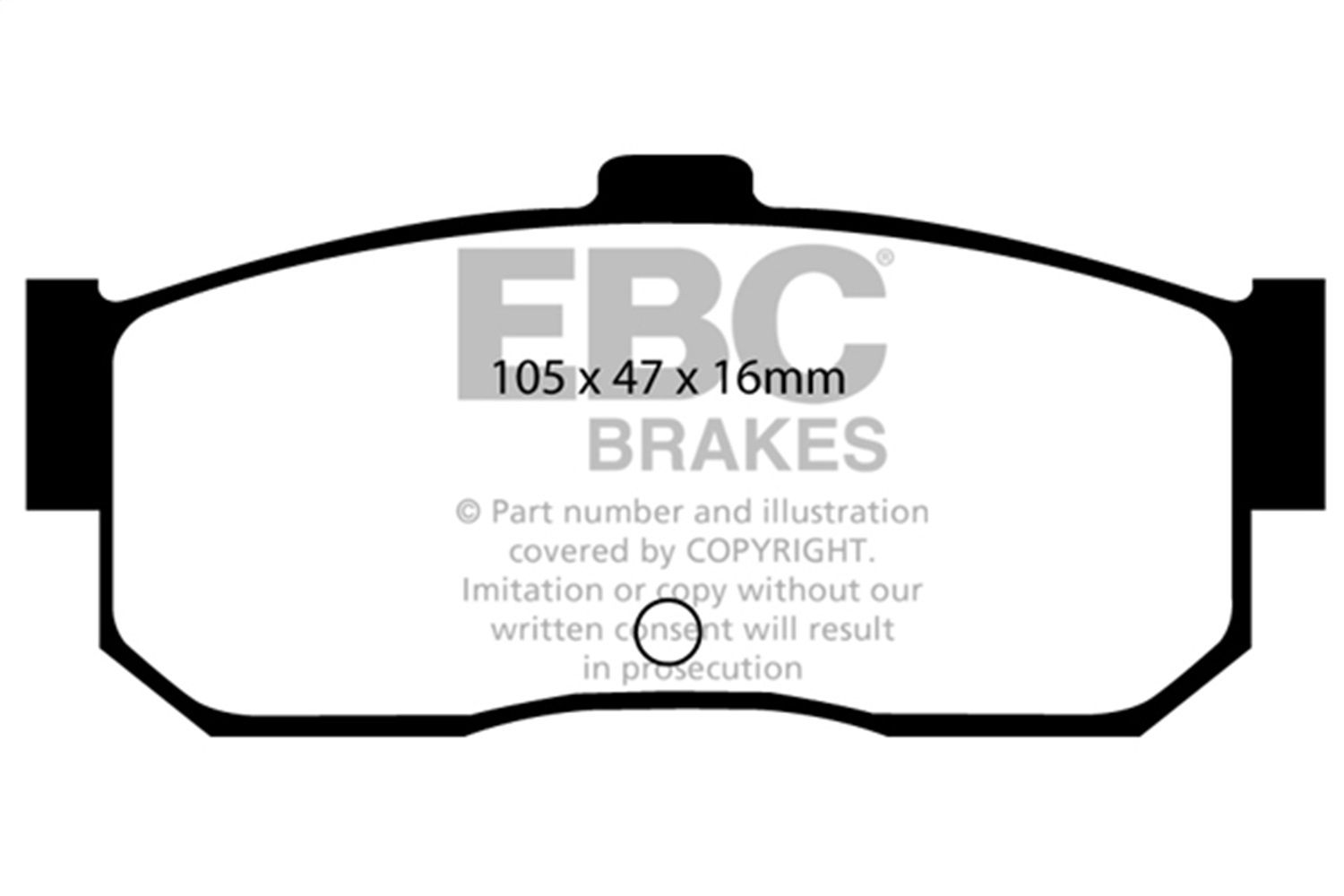 2000, 1999, 1998, 1997, 1996 INFINITI I30 Disc Brake Pad Set