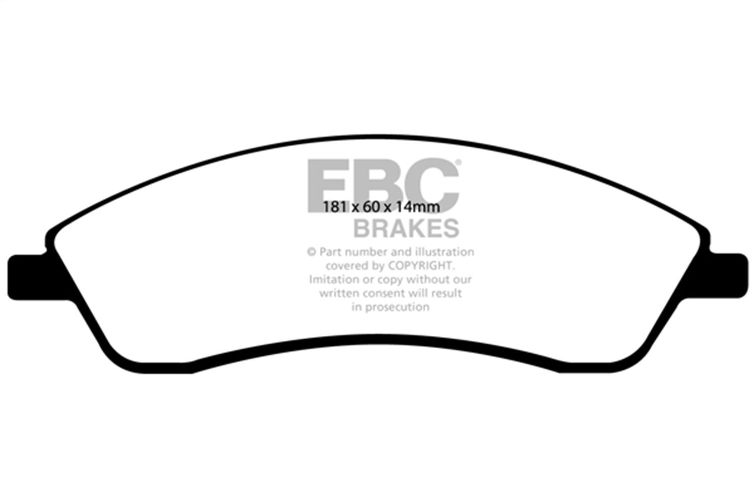 2008, 2007, 2006, 2005 Cadillac STS Disc Brake Pad Set