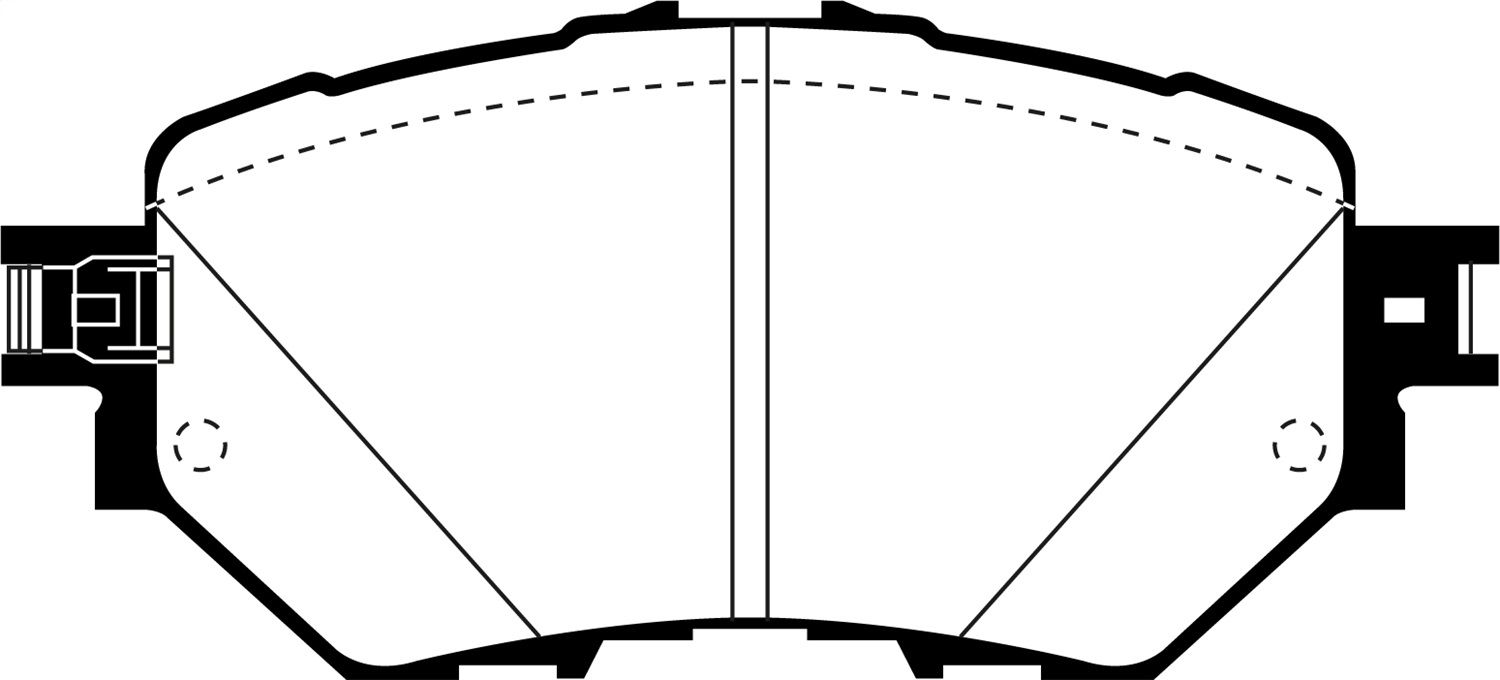 2018, 2017, 2016, 2015, 2014 Mazda 3 Disc Brake Pad Set