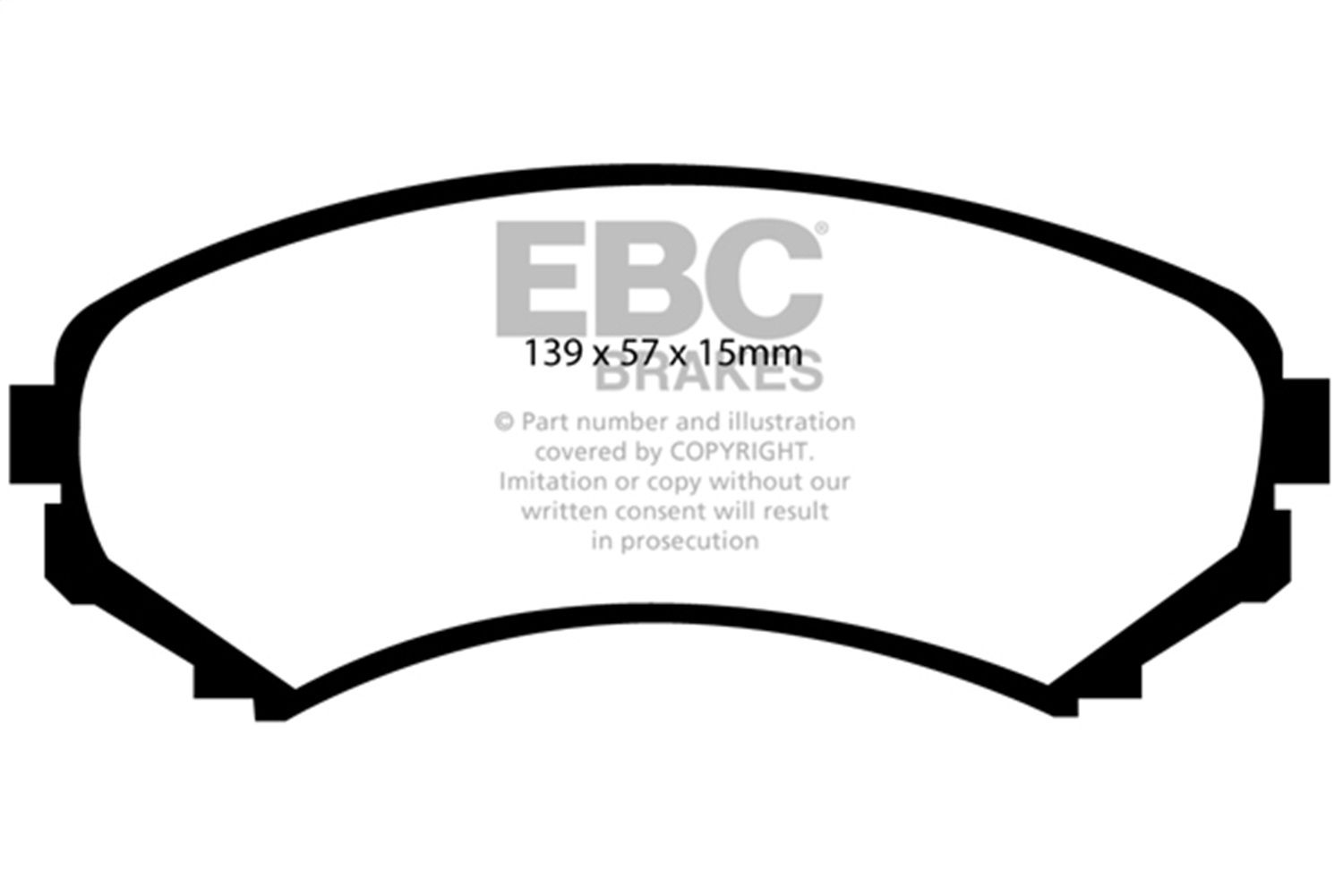 1993, 1992 Mazda MPV Disc Brake Pad Set
