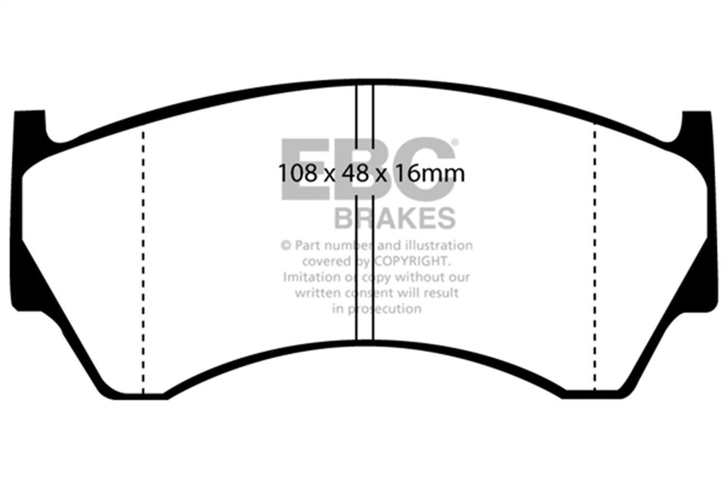 1999, 1998, 1997, 1996, 1995 Nissan Sentra Disc Brake Pad Set