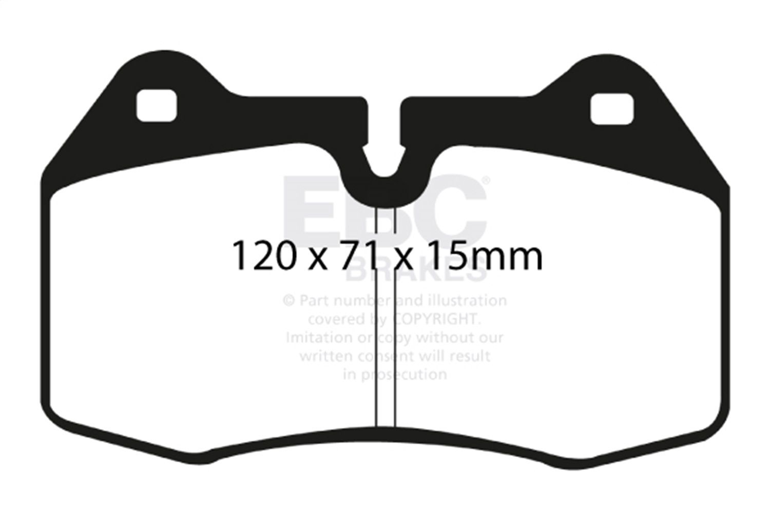 2004, 2003 INFINITI G35 Disc Brake Pad Set