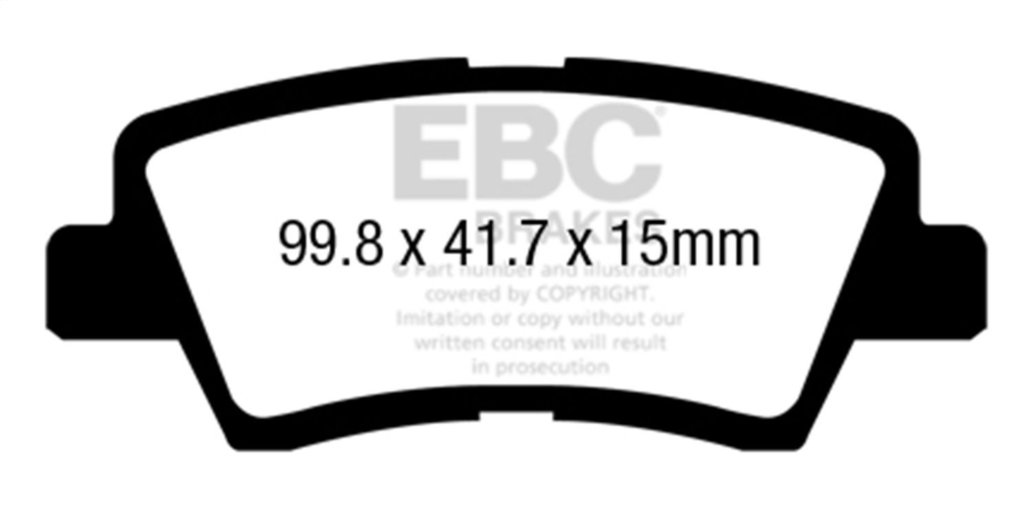 2016, 2015, 2014, 2013, 2012, 2011 Kia Optima Disc Brake Pad Set