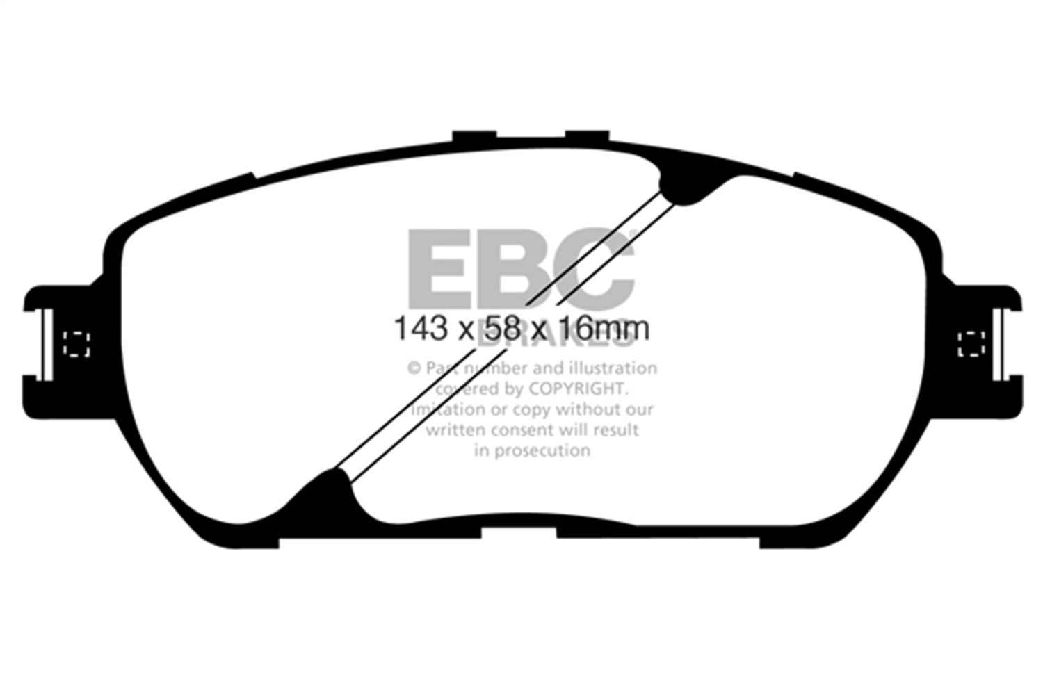 2003, 2002 Lexus ES300 Disc Brake Pad Set