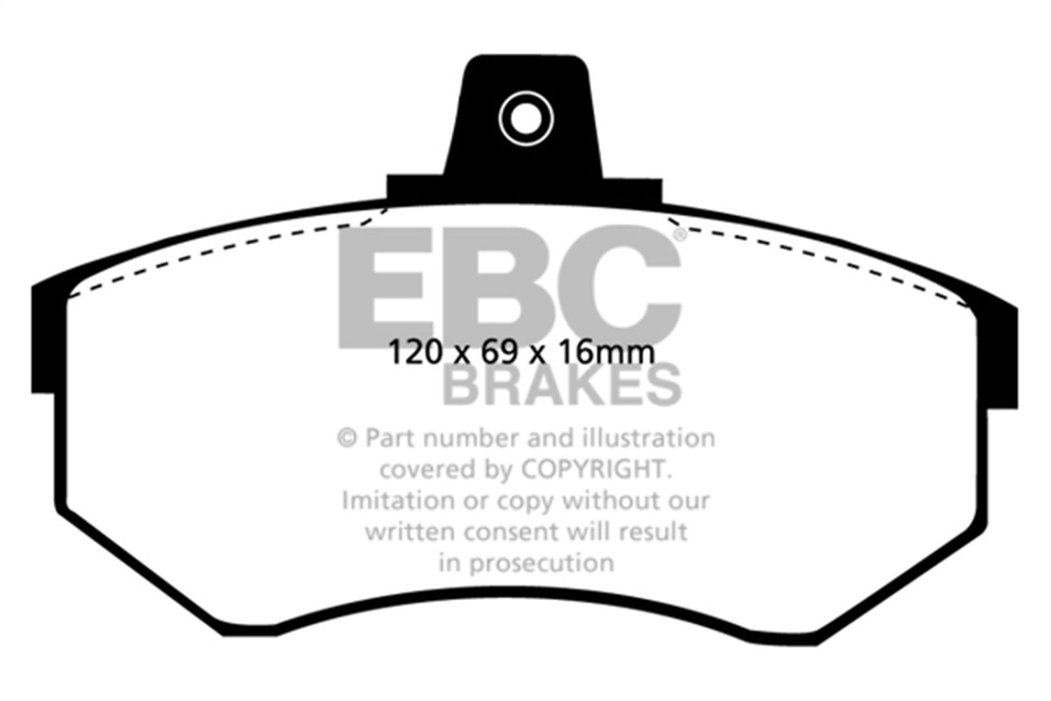 1983, 1982, 1981, 1980 Audi 5000 Disc Brake Pad Set