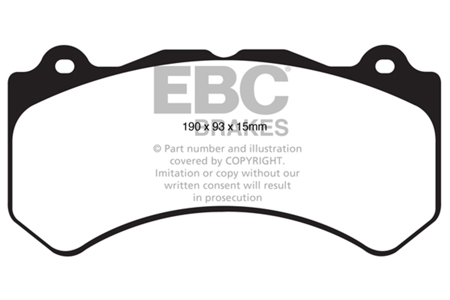 2023, 2022, 2021, 2020, 2019, 2018 Dodge Durango Disc Brake Pad Set