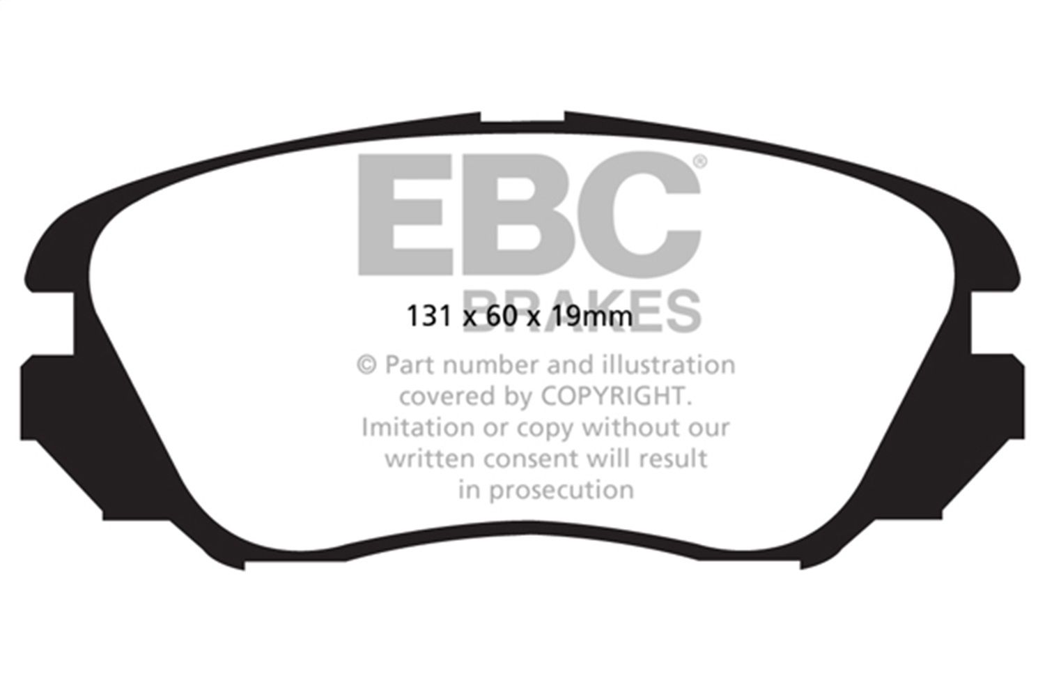 2017, 2016, 2015, 2014, 2013, 2012, 2011, 2010 Chevrolet Equinox Disc Brake Pad Set