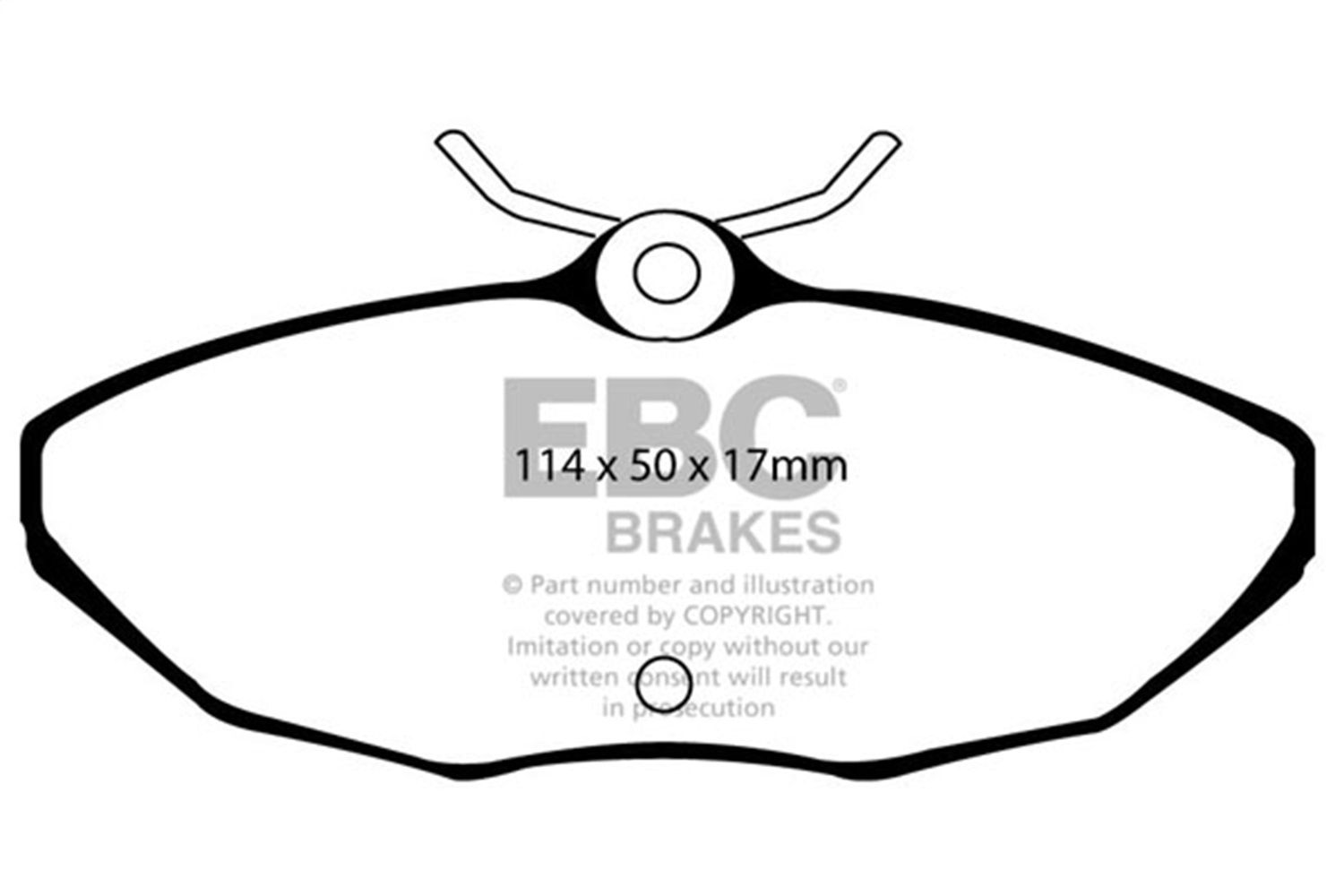 2006, 2005, 2004, 2003, 2002, 2001, 2000 Lincoln LS Disc Brake Pad Set