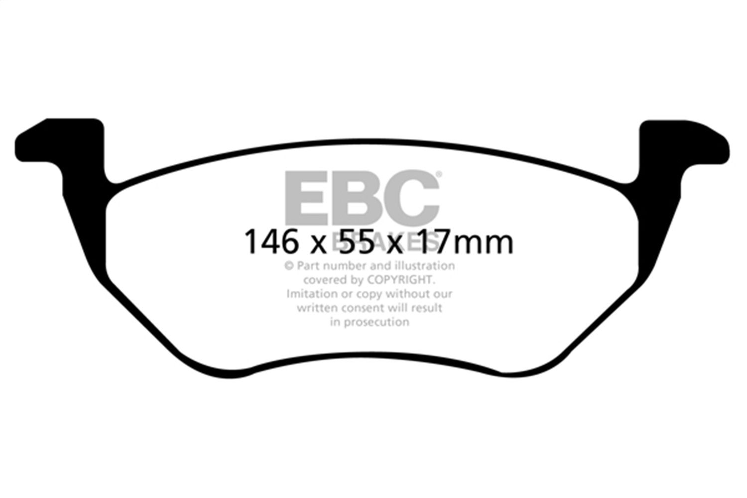 2008, 2007, 2006, 2005 Ford Escape Disc Brake Pad Set