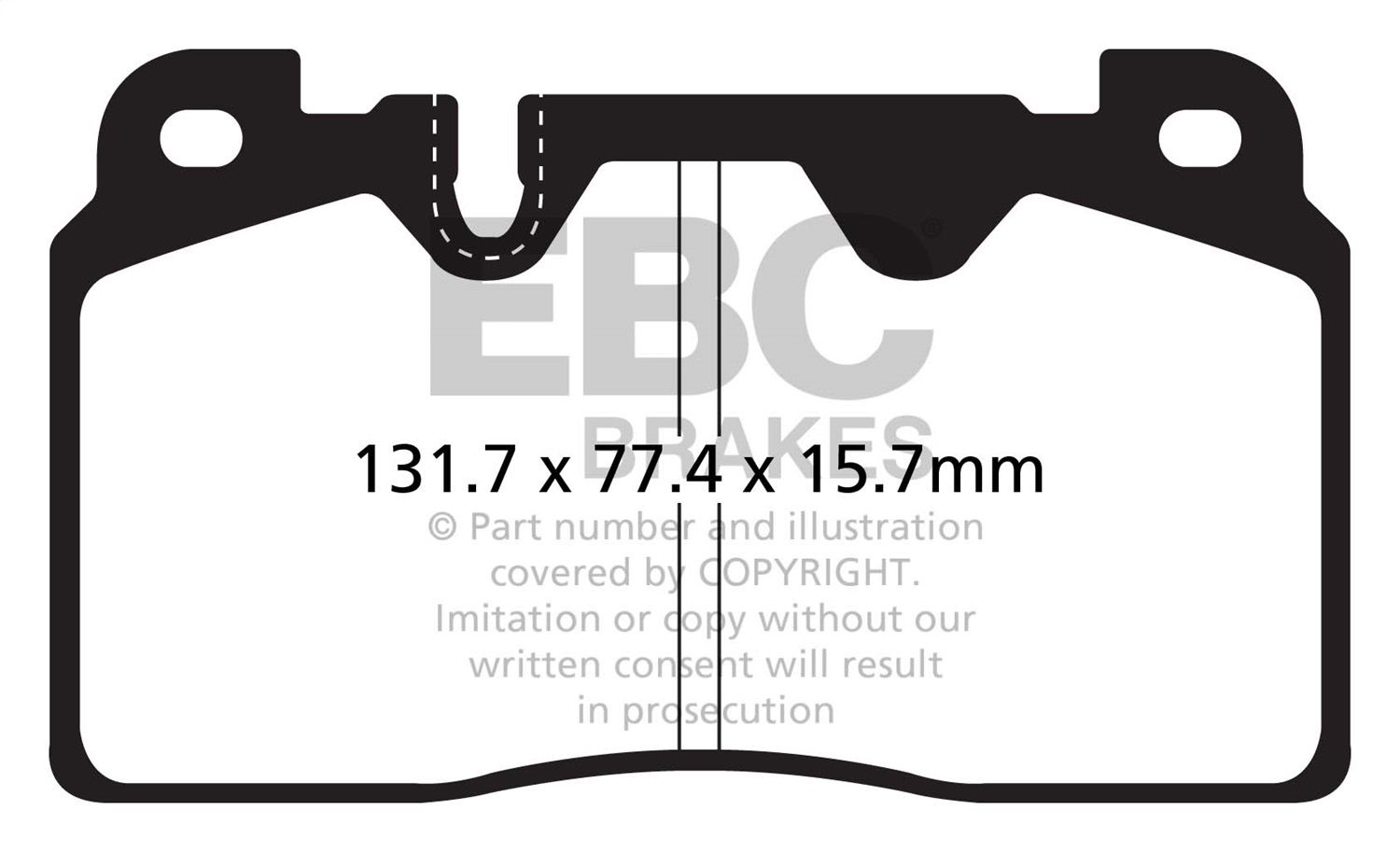 2018, 2017 Audi A6 Disc Brake Pad Set