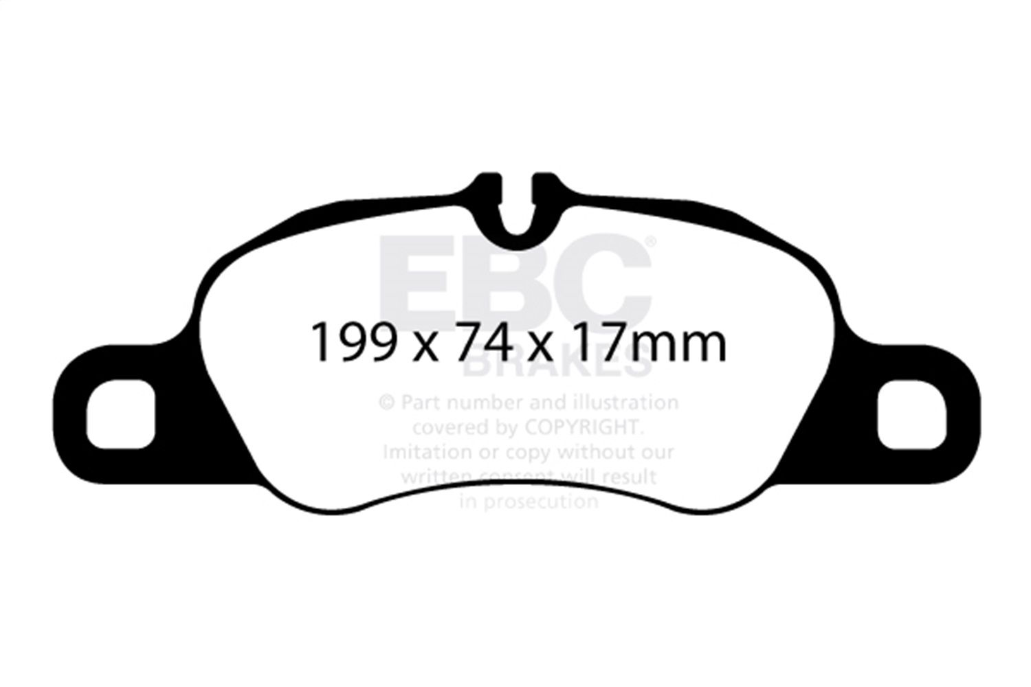 2015, 2014, 2013, 2012 Porsche Boxster Disc Brake Pad Set