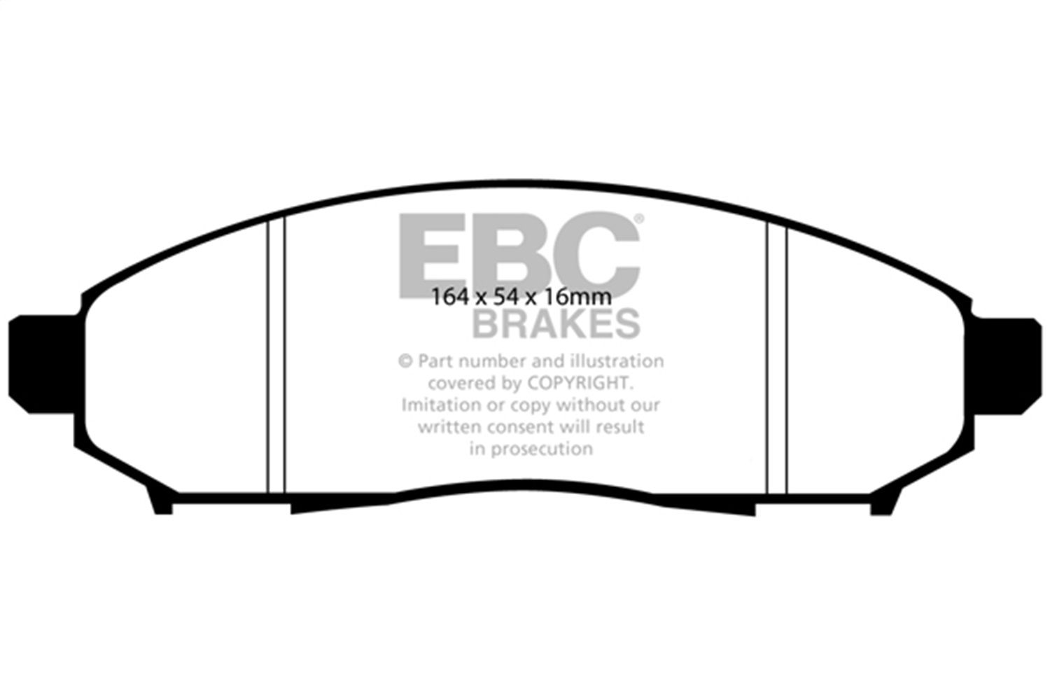 2012, 2011, 2010, 2009 Suzuki Equator Express Disc Brake Pad Set