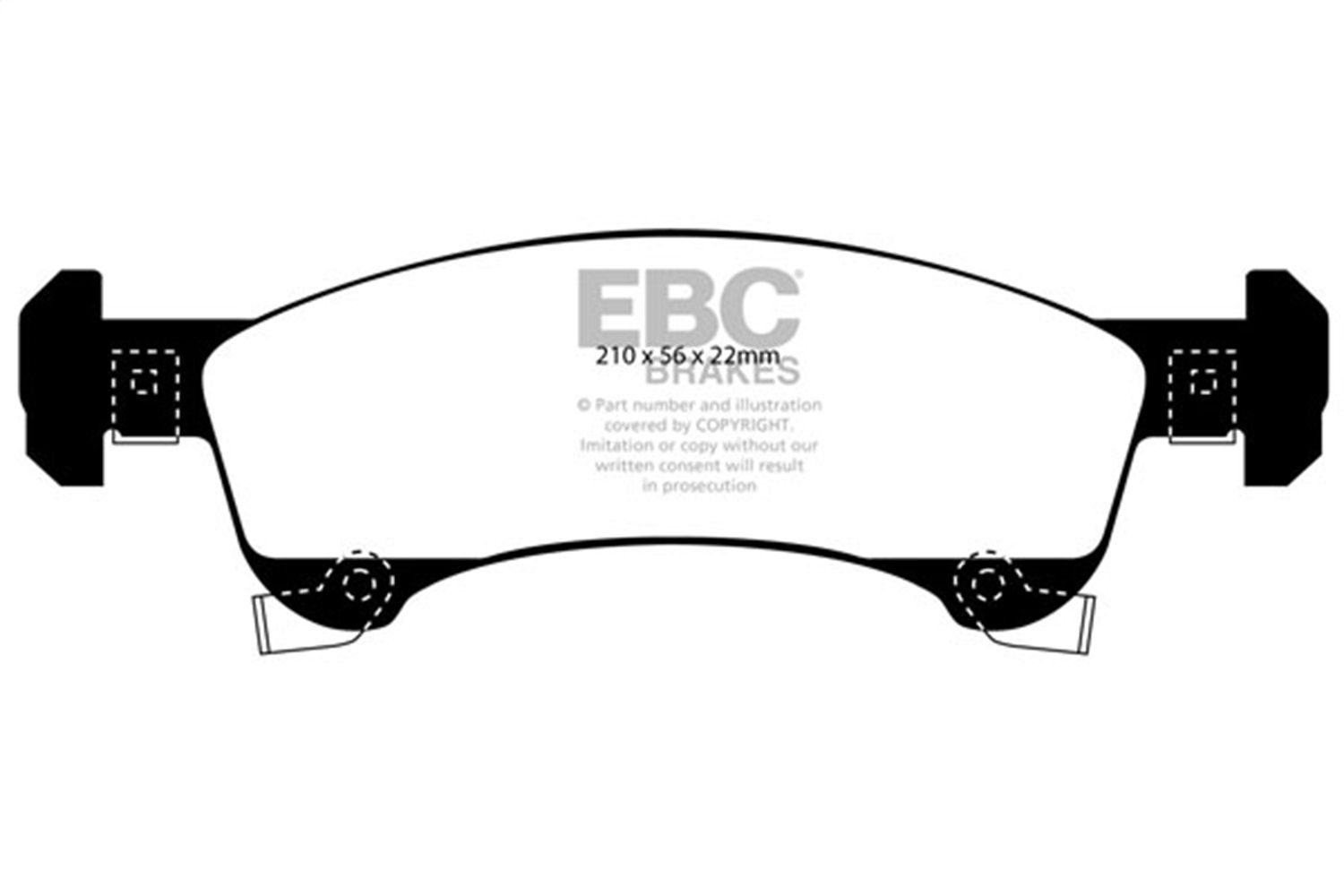 2006, 2005, 2004, 2003 Lincoln Navigator Disc Brake Pad Set