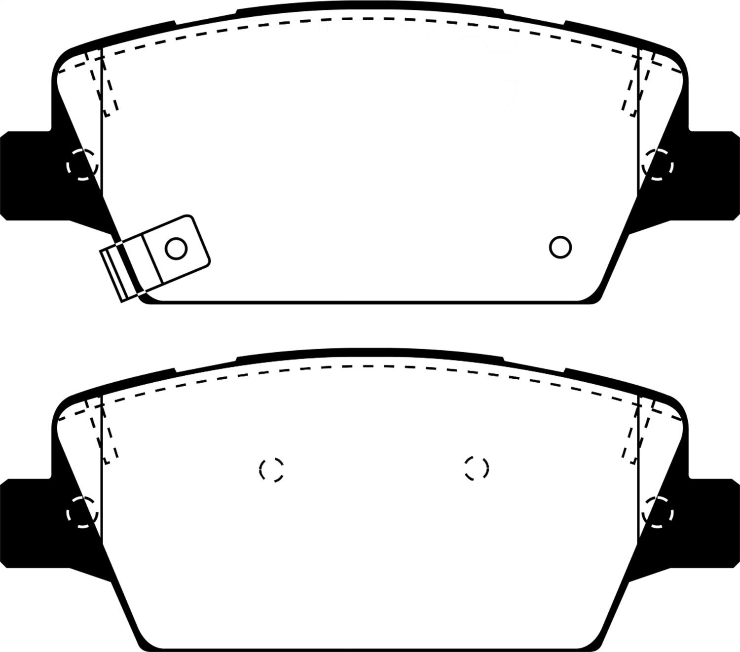 2023, 2022, 2021 Mazda CX-9 Disc Brake Pad Set