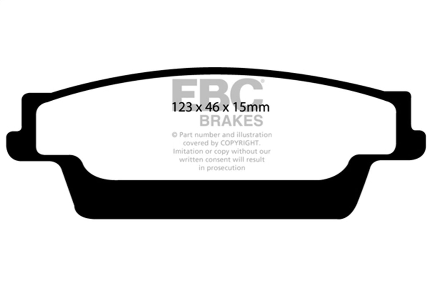 2011, 2010, 2009, 2008, 2007, 2006, 2005 Cadillac STS Disc Brake Pad Set