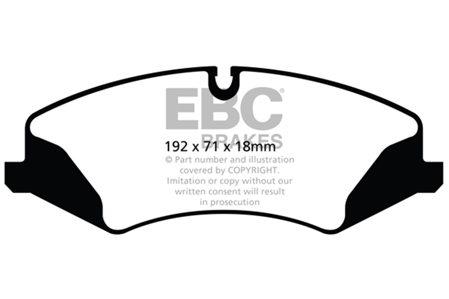 2018, 2017, 2016, 2015, 2014 Land Rover Range Rover LR4 Disc Brake Pad Set