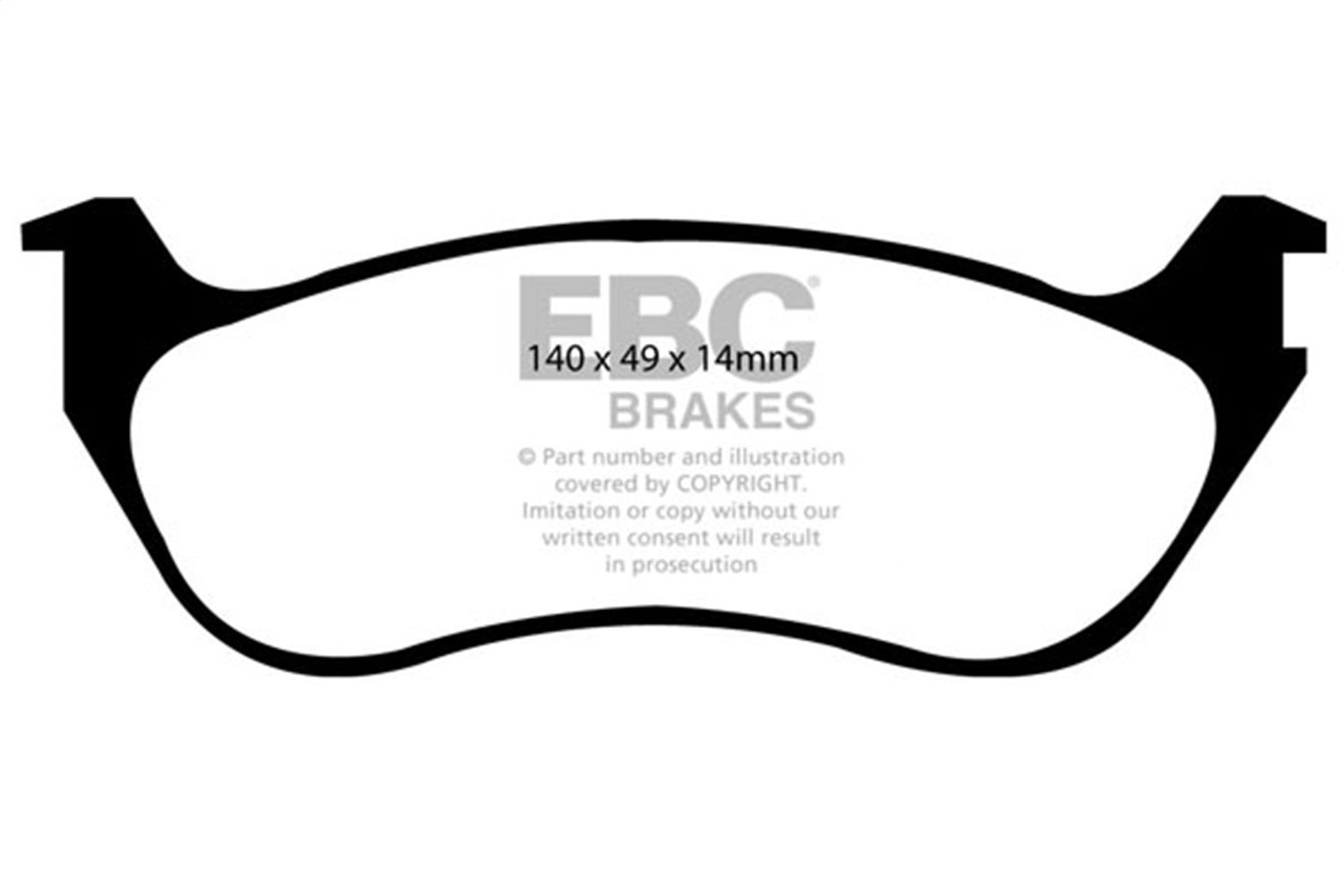 2005, 2004, 2003, 2002 Ford Explorer Disc Brake Pad Set
