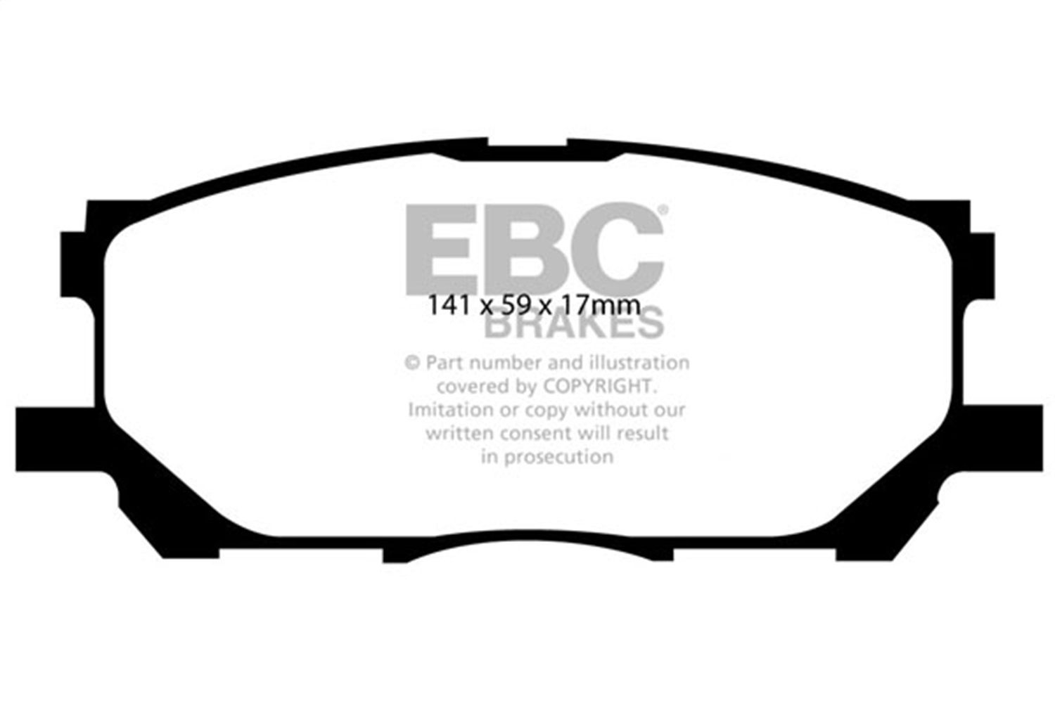2006, 2005, 2004 Lexus RX330 Disc Brake Pad Set