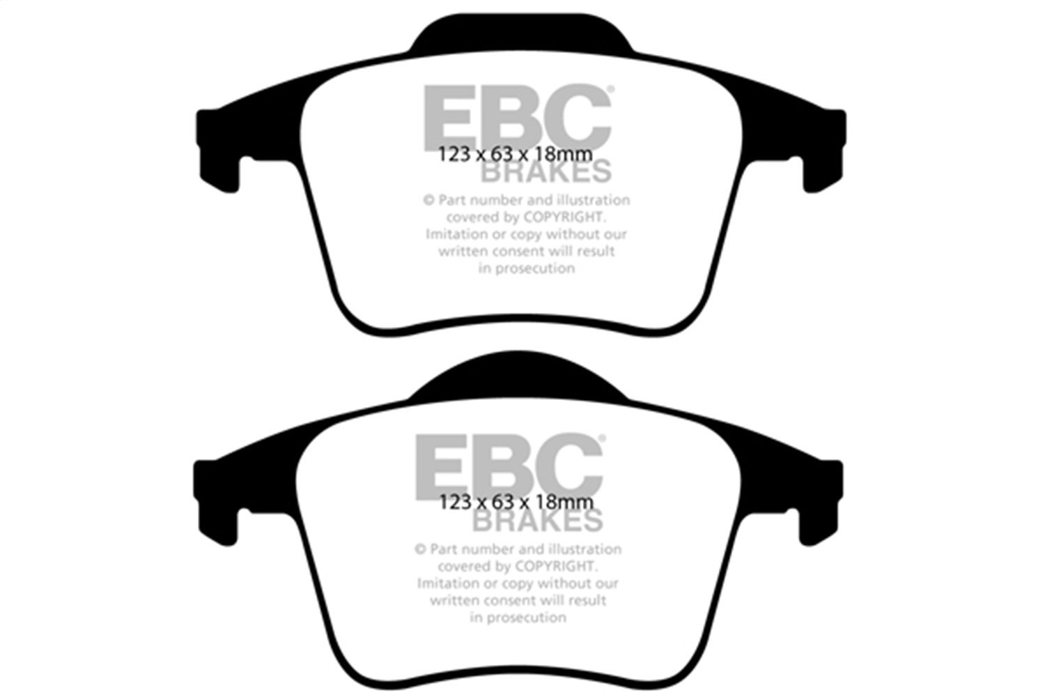 2014, 2013, 2012, 2011, 2010, 2009, 2008, 2007, 2006, 2005, 2004, 2003 Volvo XC90 Disc Brake Pad Set