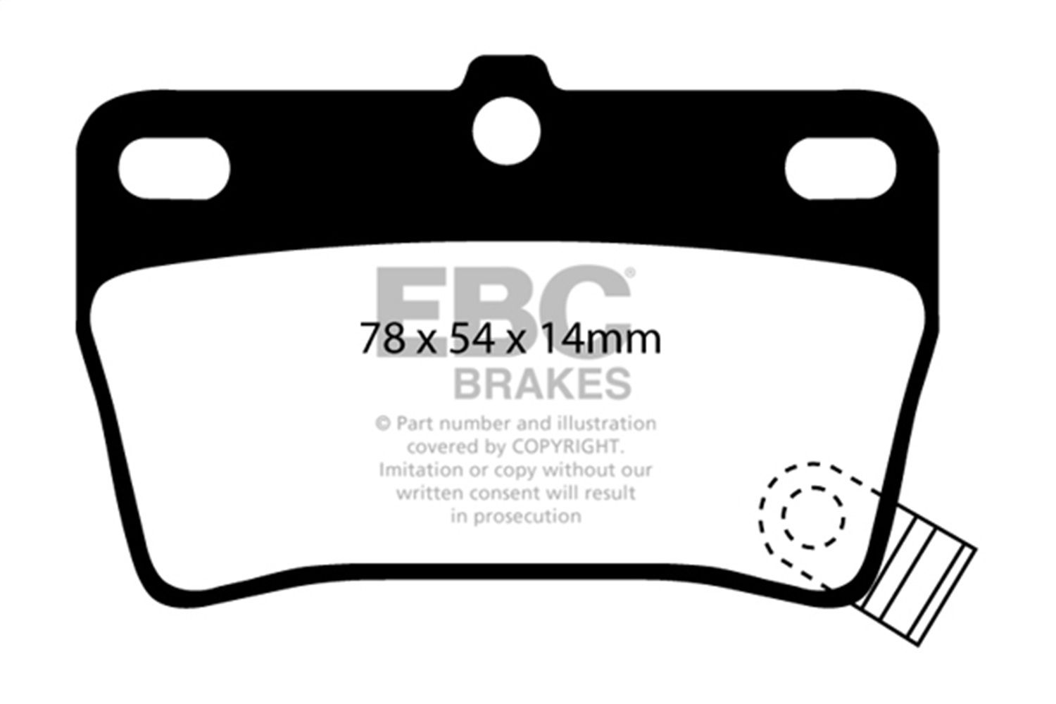 2005, 2004 Toyota RAV4 Disc Brake Pad Set