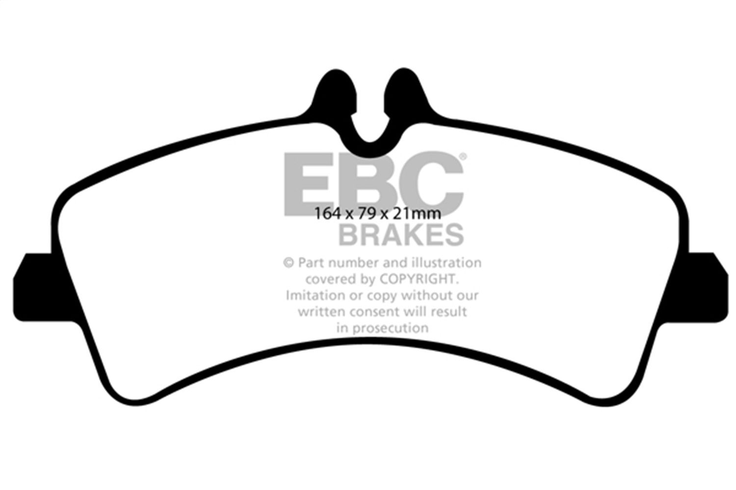 2018 Freightliner Sprinter 2500 3500 Disc Brake Pad Set