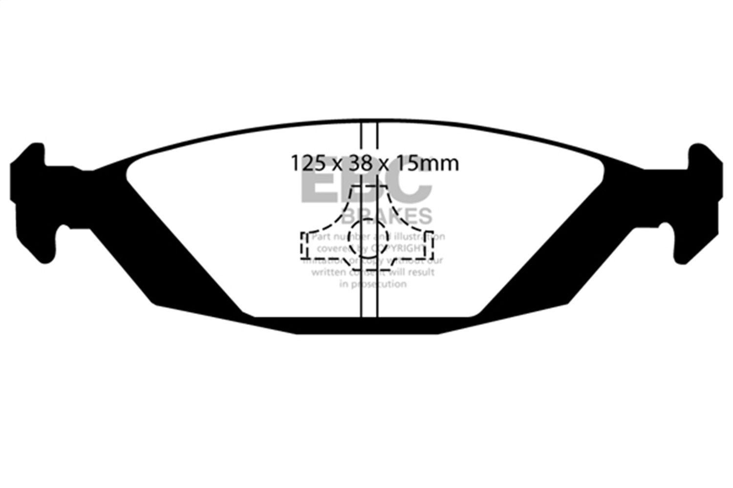 1993, 1992, 1991, 1990, 1989, 1988 Saab 900 Disc Brake Pad Set
