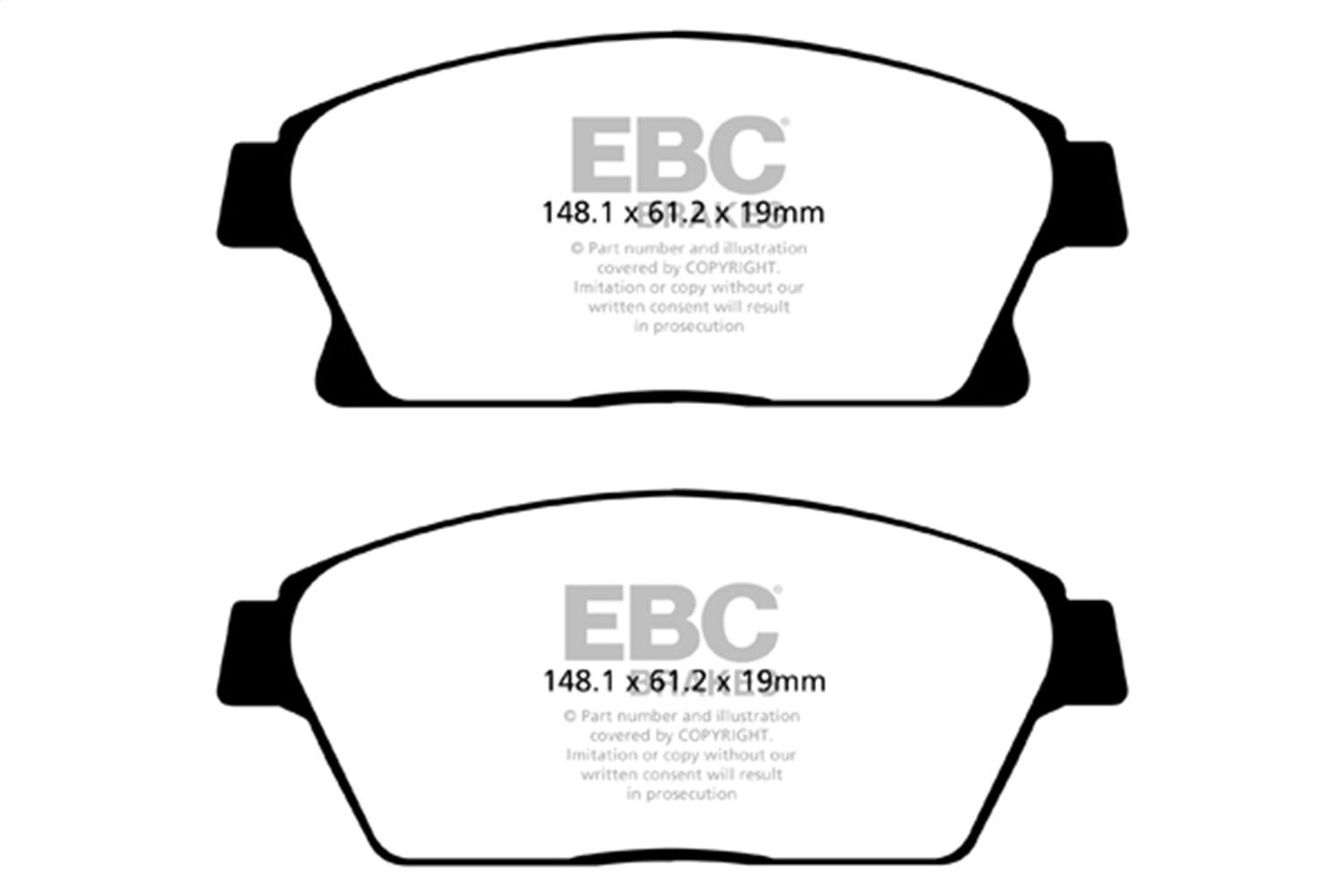 2017, 2016, 2015, 2014, 2013 Cadillac ATS Disc Brake Pad Set